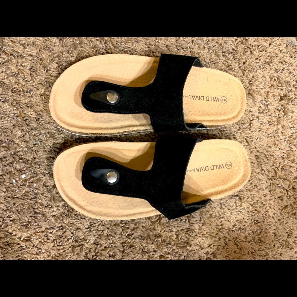 Black sandals